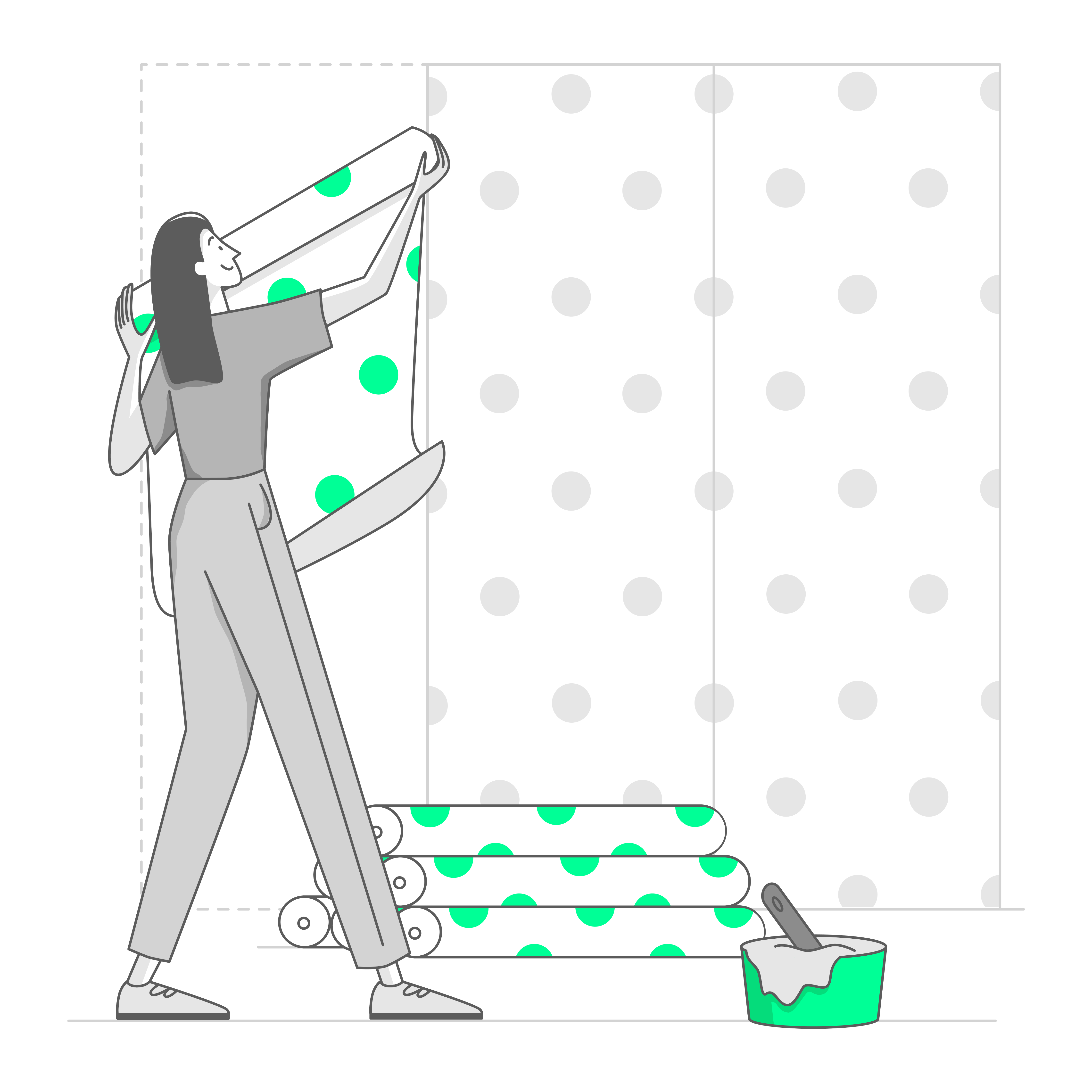 Instalación de Papel Tapiz con Sofia